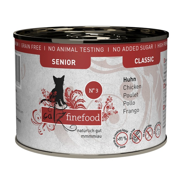 Catz Finefood Classic Senior N.03 Kurczak puszka 200g