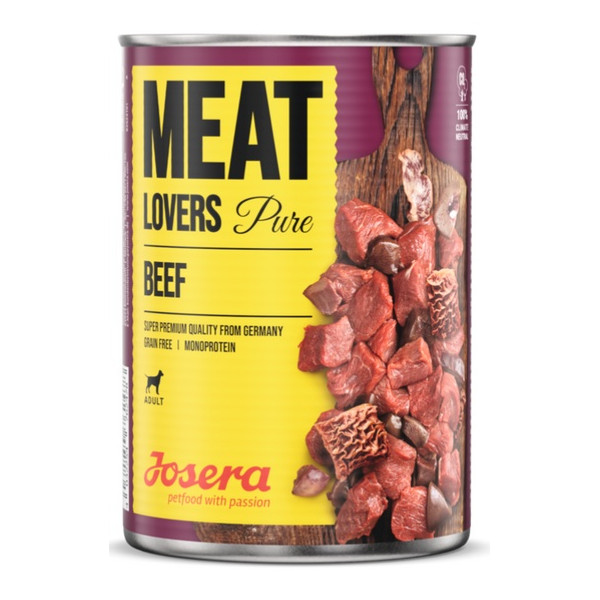 Josera Meat Lovers Pure Wołowina puszka 400g