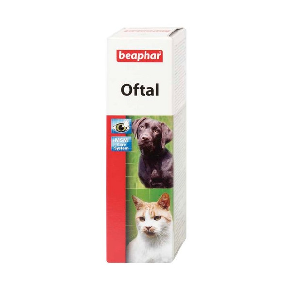 Beaphar Oftal Eyewater - krople do pielęgnacji oczu 50ml