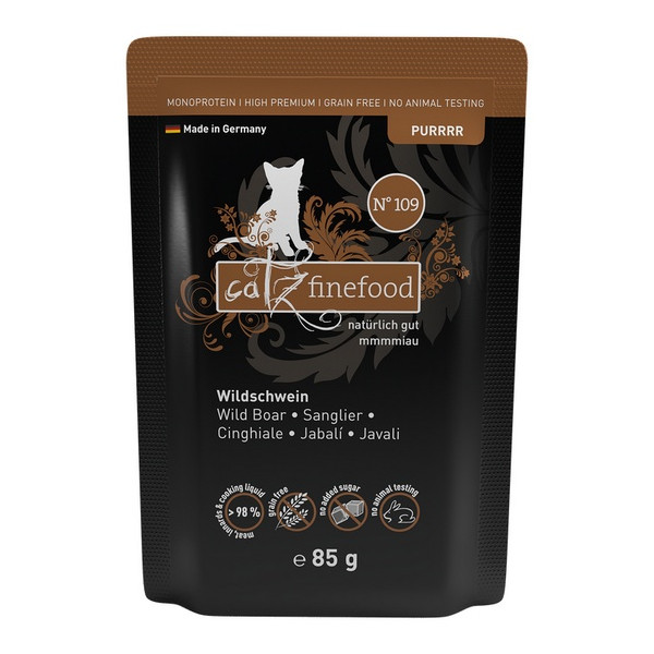 Catz Finefood Purrrr N.109 Dzik saszetka 85g