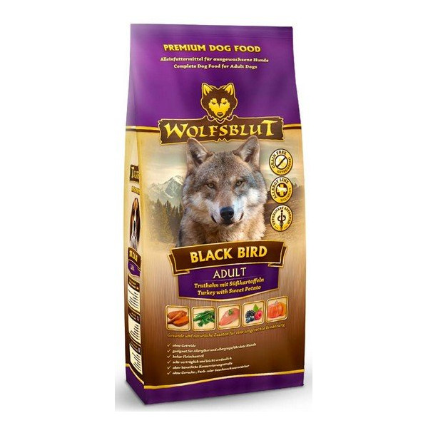 Wolfsblut Dog Black Bird Adult - indyk i bataty 12,5kg