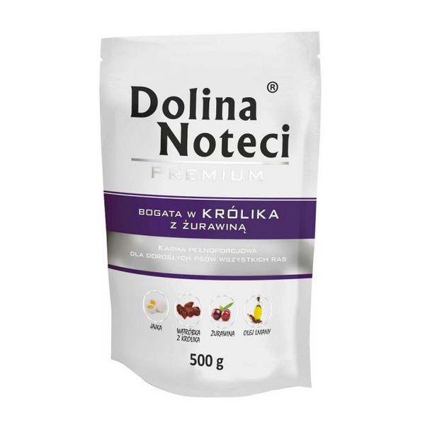 Dolina Noteci Premium Pies Królik i żurawina saszetka 500g