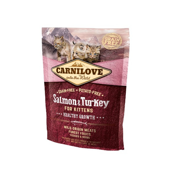 Carnilove Cat Salmon & Turkey for Kittens - łosoś i indyk 400g