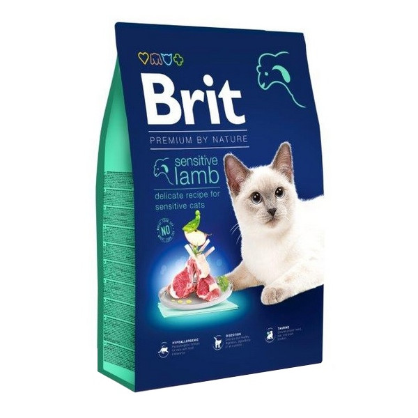 Brit Premium By Nature Cat Sensitive Lamb 8kg