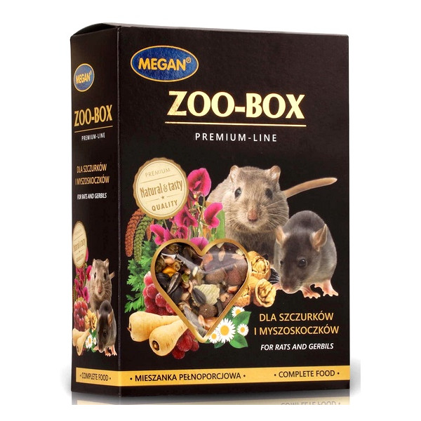 Megan Zoo-Box dla szczura i myszoskoczka 550g