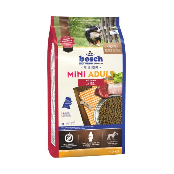 Bosch Mini Adult Lamm & Reis - Jagnięcina i ryż 1kg