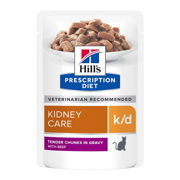 Hill's Prescription Diet k/d Feline Wołowina saszetka 85g