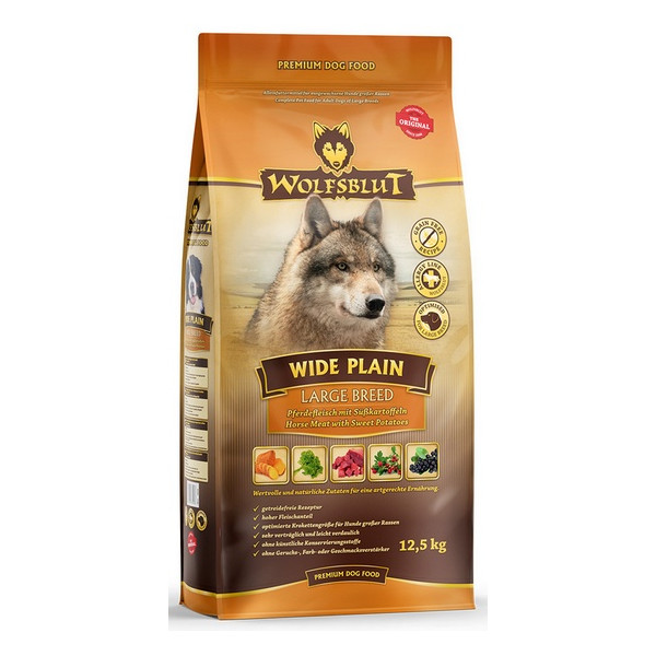 Wolfsblut Dog Wide Plain Large Breed - konina i bataty 12,5kg