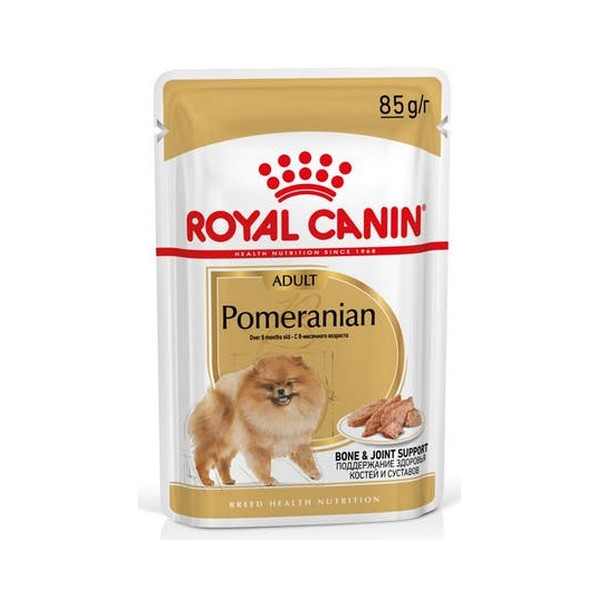 Royal Canin Pomeranian Adult karma mokra dla psów dorosłych rasy szpic miniaturowy, pasztet saszetka 85g