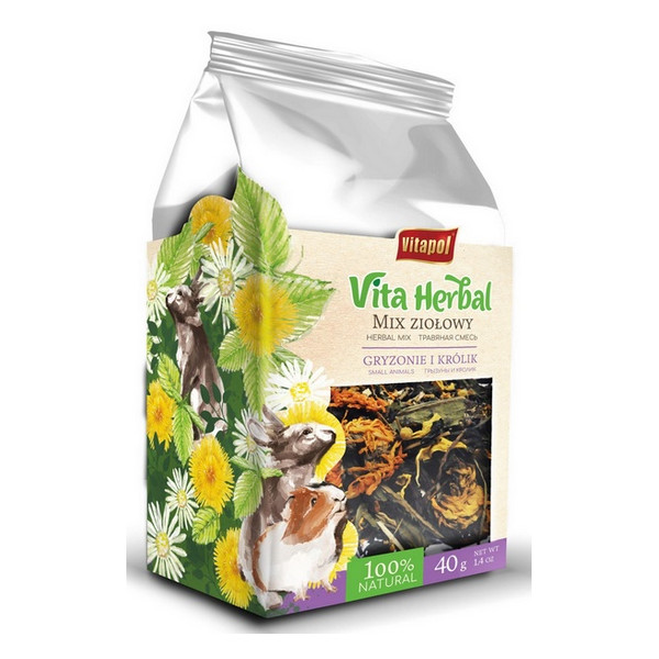 Vitapol Vita Herbal Mix ziolowy dla gryzoni i królika 40g