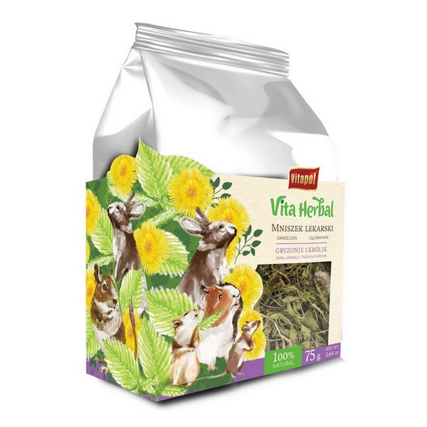 Vitapol Vita Herbal Mniszek lekarski ziele dla gryzoni i królika 75g