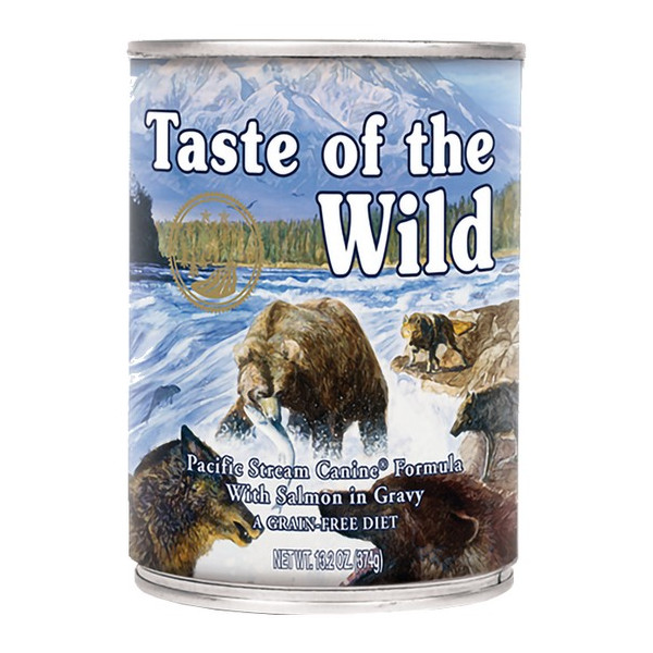 Taste of the Wild Pacific Stream Canine z mięsem z łososia puszka 390g