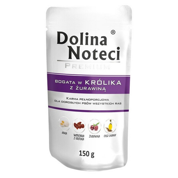 Dolina Noteci Premium Pies Królik i żurawina saszetka 150g