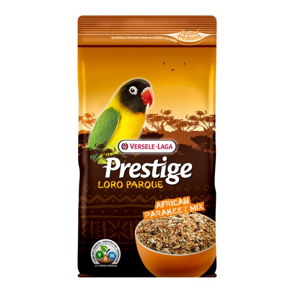 Versele-Laga Prestige African Parakeet Loro Parque Mix średnia afrykańska papuga (nierozłączka) 1kg