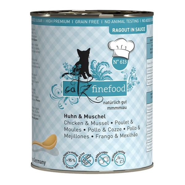 Catz Finefood Ragout N.613 Kurczak i Omułek puszka 380g