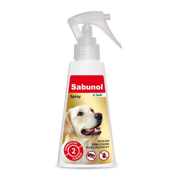 Sabunol Spray przeciw pchłom i kleszczom dla psa 100ml