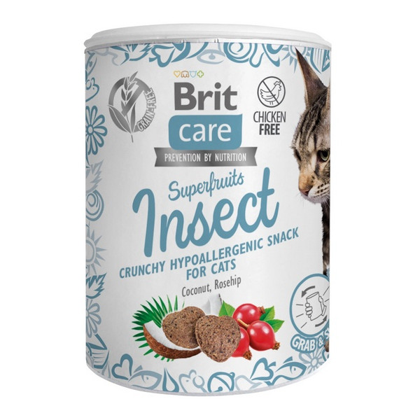 Brit Care Cat Snack Superfruits Insect 100g