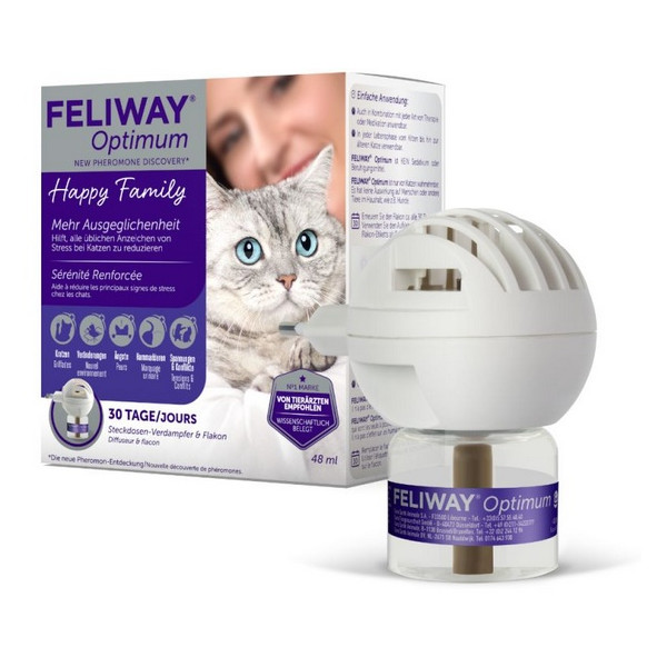 Feliway Optimum - kocie feromony Zestaw Startowy (Dyfuzor+wkład)