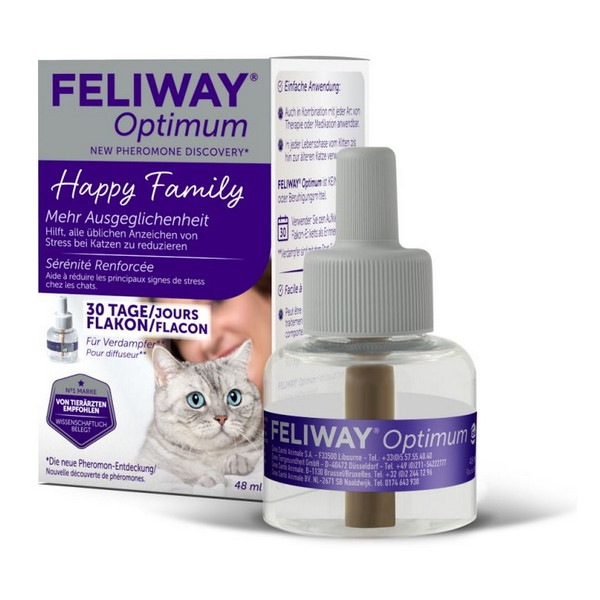 Feliway Optimum - kocie feromony Wkład uzupełniający 48ml (30 dni)