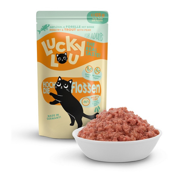 Lucky Lou Lifestage Adult Drób i pstrąg saszetka 125g