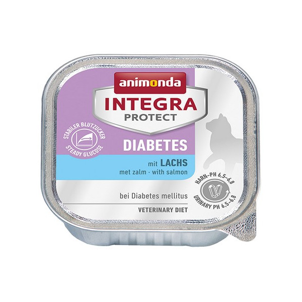 Animonda Integra Protect Diabetes dla kota - z łososiem tacka 100g