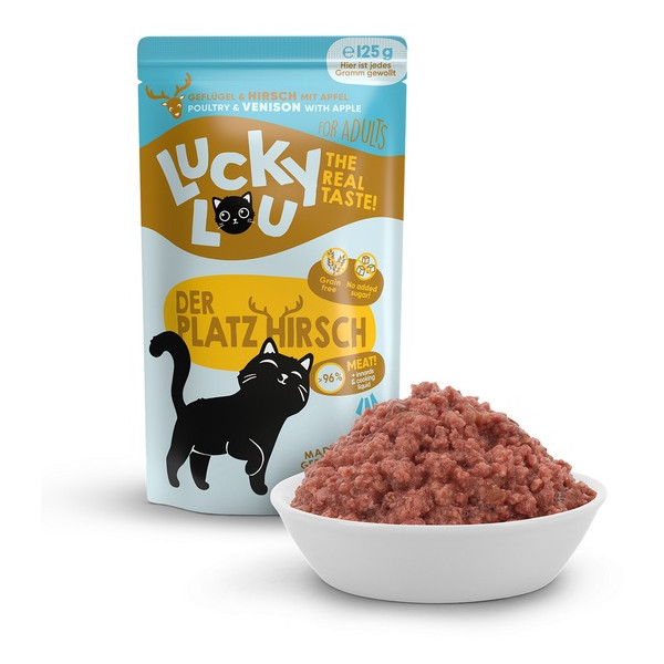 Lucky Lou Lifestage Adult Drób i jeleń saszetka 125g