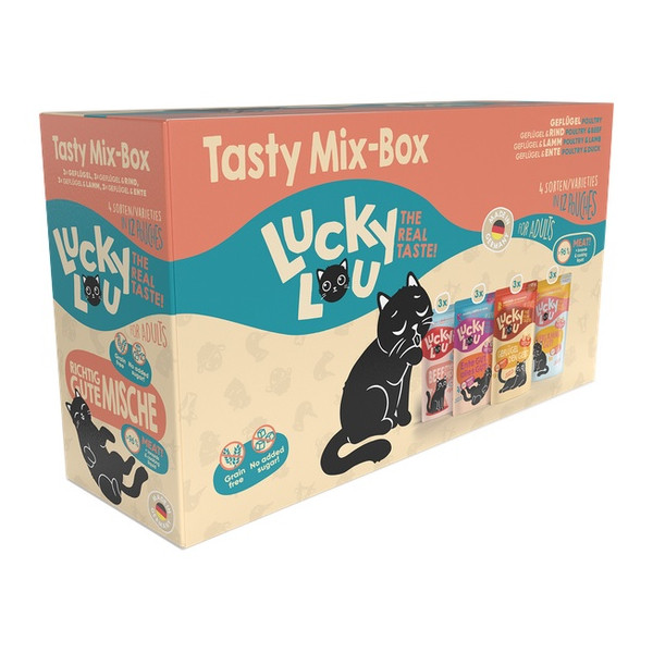 Lucky Lou Lifestage Adult Tasty Mix-Box saszetki 12x125g