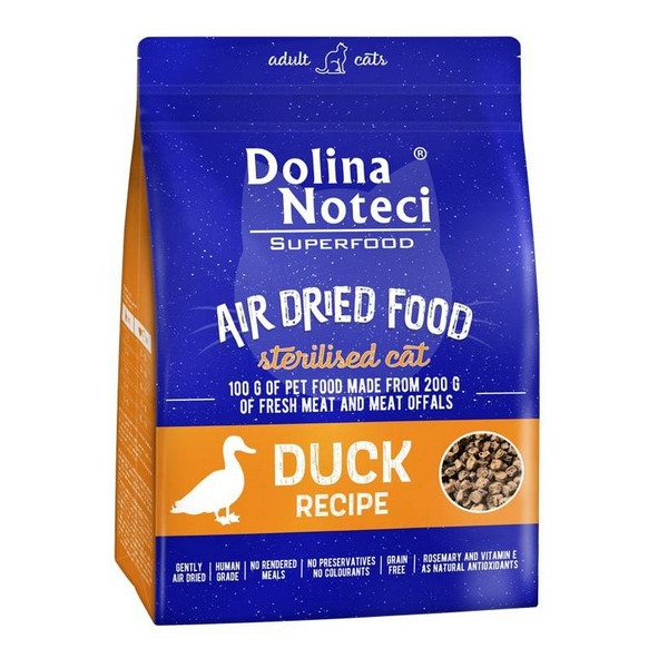 Dolina Noteci Superfood Air Dried Kot Sterilised Danie z kaczki 1kg