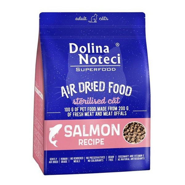 Dolina Noteci Superfood Air Dried Kot Sterilised Danie z łososia 1kg