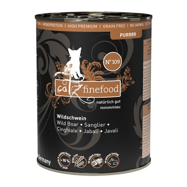 Catz Finefood Purrrr N.109 Dzik puszka 400g