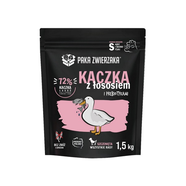 Paka Zwierzaka Seventh Heaven Puppy Kaczka z łososiem 1,5kg