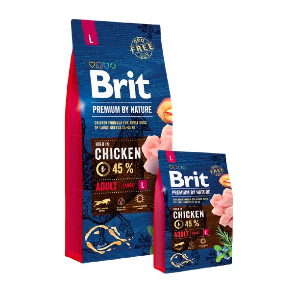 Brit Premium By Nature Adult L Large 3kg