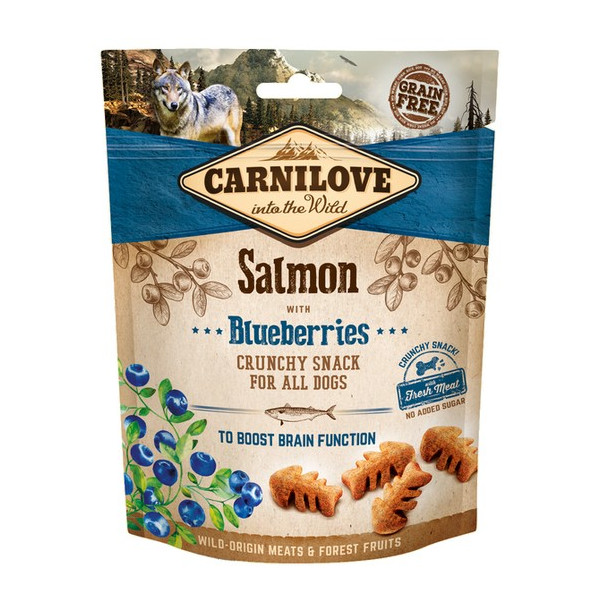 Carnilove Dog Snack Fresh Crunchy Salmon+Blueberries 200g