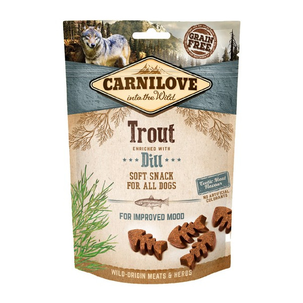 Carnilove Dog Snack Fresh Soft Trout+Dill 200g