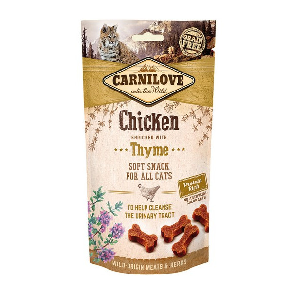 Carnilove Cat Snack Fresh Soft Chicken+Thyme 50g