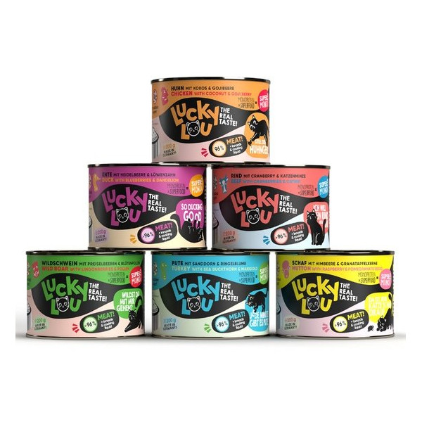 Lucky Lou SuperMono Multipack puszki 6x200g