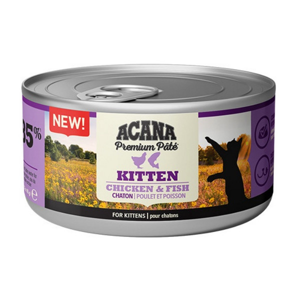 Acana Cat Premium Pate Kitten Chicken & Fish puszka 85g