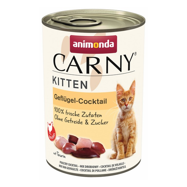 Animonda Carny Kitten Koktajl drobiowy puszka 400g