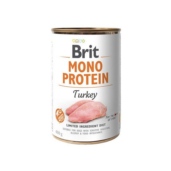 Brit Mono Protein Turkey puszka 400g