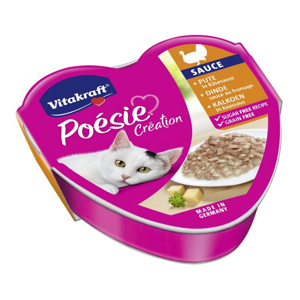 Vitakraft Poesie sos indyk z serem tacka 85g