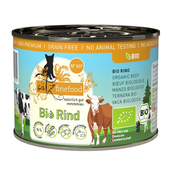 Catz Finefood Bio N.507 Wołowina puszka 200g