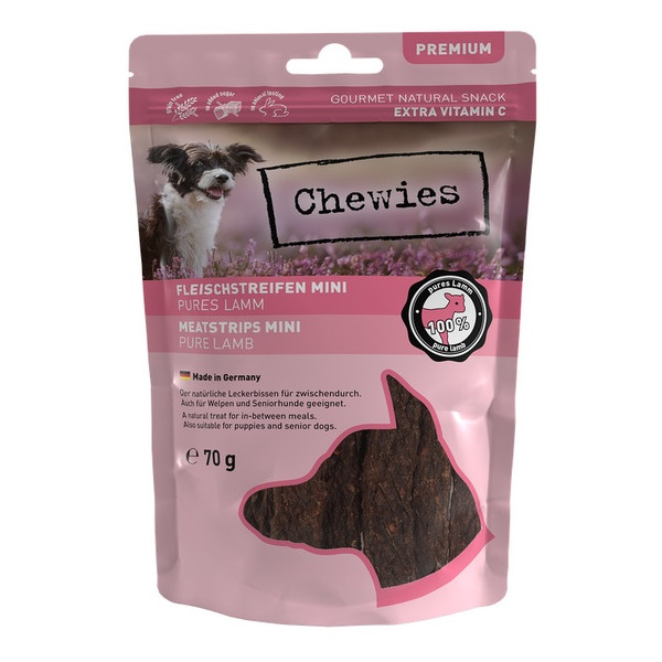 Chewies Meat Strips Mini Jagnięcina 70g