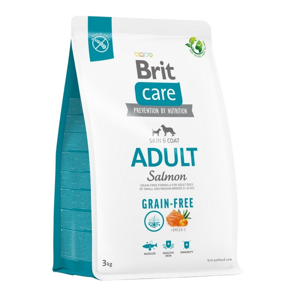 Brit Care Grain Free Adult Small & Medium Salmon 3kg