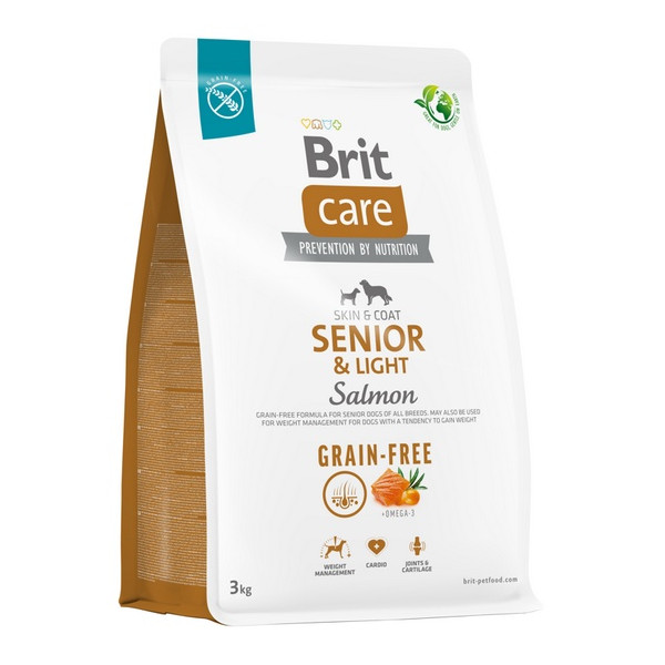 Brit Care Grain Free Senior & Light Salmon 3kg