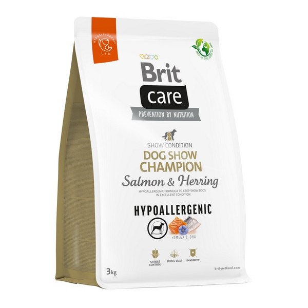 Brit Care Hypoallergenic Dog Show Champion Salmon & Herring 3kg