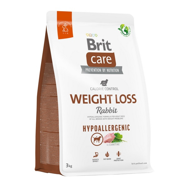 Brit Care Hypoallergenic Dog Weight Loss Rabbit 3kg