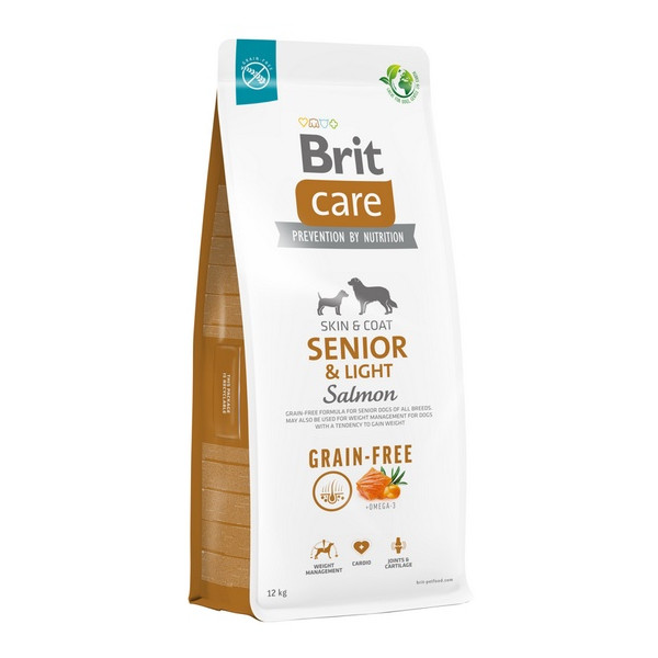 Brit Care Grain Free Senior & Light Salmon 12kg