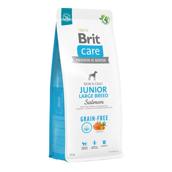 Brit Care Grain Free Junior Large Breed Salmon 12kg