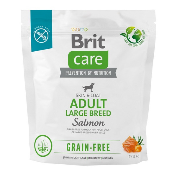 Brit Care Grain Free Adult Large Breed Salmon 1kg