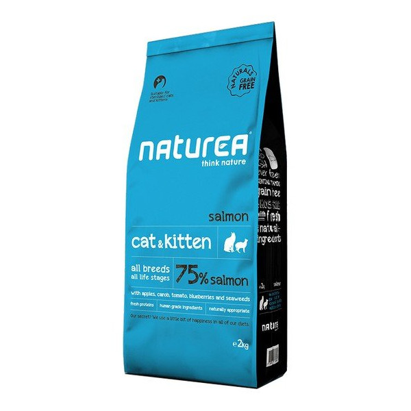 Naturea Cat & Kitten Łosoś 100g